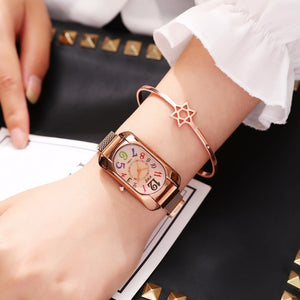 Hot Fashion Women Magnet Buckle Watch Luxury Casual Ladies CCQ Quartz Watch Clock Relogio Feminino For Dropshipping