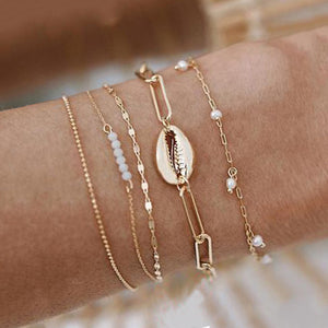 30 Styles Mix Turtle Heart Pearl Wave LOVE Crystal Marble Charm Bracelets for Women  Tassel Bracelet Jewelry