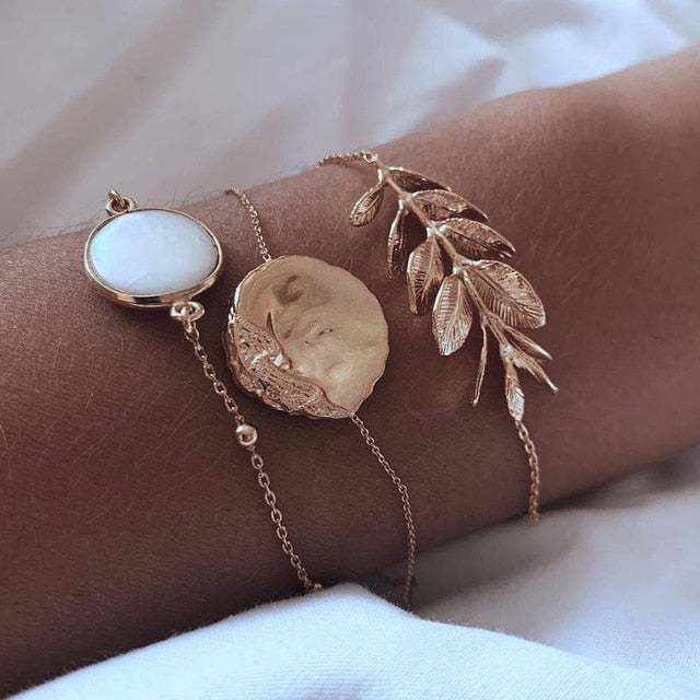 30 Styles Mix Turtle Heart Pearl Wave LOVE Crystal Marble Charm Bracelets for Women  Tassel Bracelet Jewelry