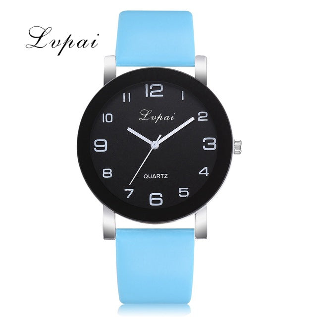 Brand Bracelet Watch Women Fashion Leather Black Quartz Wrist Watches Ladies Clock Relogio Feminino Reloj Mujer