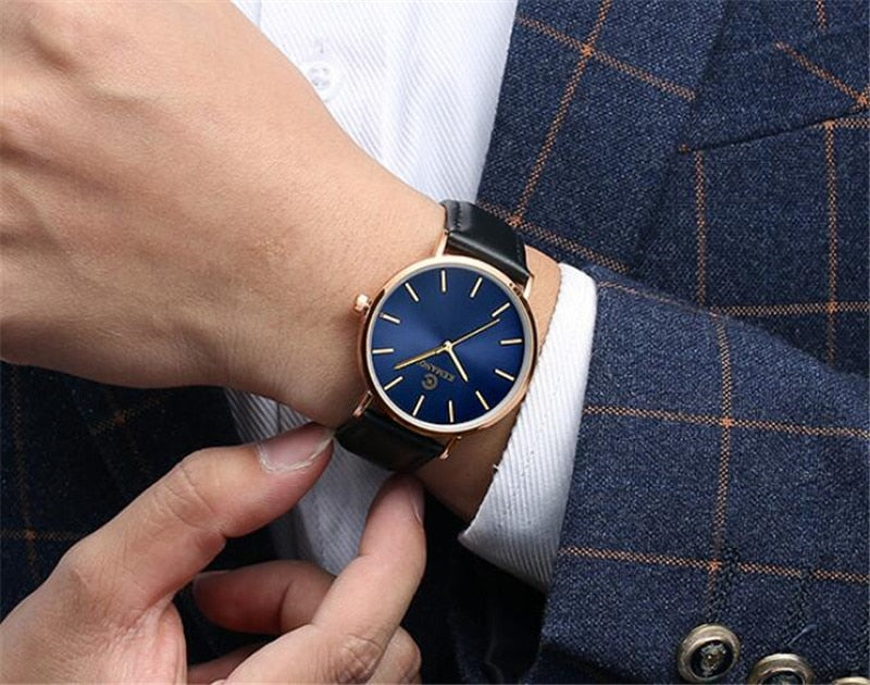Relogio Masculino. Top Brand Luxury Ultra-thin Wrist Watch Men's Watch.
