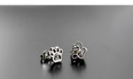 Paw Prints Cute Cat / Dog Simple Zircon Stud Earrings for Women. Fashion Pet Jewelry