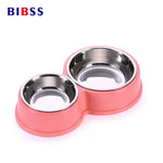 Stainless Steel Pet Dog Bowls Double Puppy Cats. Eating Feeder Container.  Drinking Bowl Anti-slip. Pet Feeding & Watering Dish