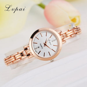 Brand Luxury Women Bracelet Watches Fashion Women Dress Wristwatch Ladies Quartz Sport Rose Gold Watch