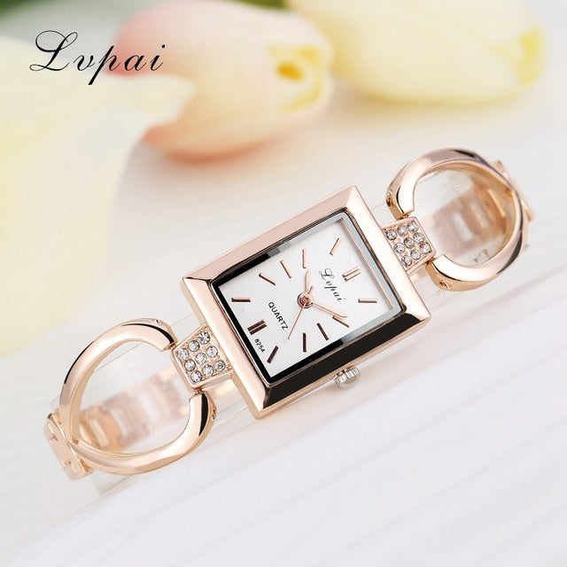 Brand Luxury Women Bracelet Watches Fashion Women Dress Wristwatch Ladies Quartz Sport Rose Gold Watch