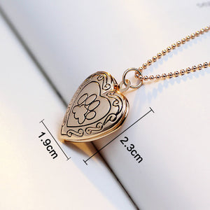 Memory Heart Pendant Footprint Frame Cat or Dog Locket. Fashion Pet Jewelry.