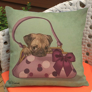 Cute Dog And Cat Pattern Pillow Cases. Pets Sofa Chair Decoration  Cover Gifts For Friends.