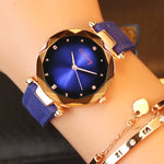 Crystal Womens Watches Luxury Dress Relojes Brand Gogoey Women Elegant Quartz Wristwatch Mujer Pu Leather Watch Feminino Montre