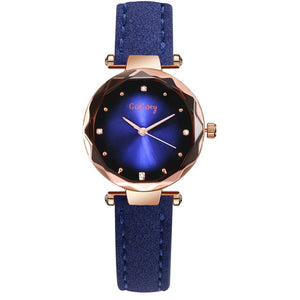 Crystal Womens Watches Luxury Dress Relojes Brand Gogoey Women Elegant Quartz Wristwatch Mujer Pu Leather Watch Feminino Montre