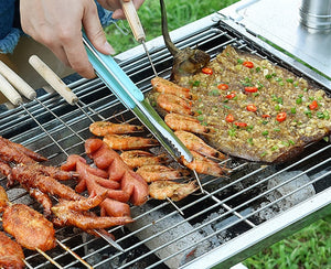 Stainless Steel Kitchen Tongs BBQ Tongs Mini Barbecue Grill Food Clip Ice Tongs Meat Salad Toast Tongs Clamp Kitchen Accessories
