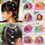 10 Pcs Random Fashion Hairbands Hair Rope Holder Candy Color Hair Ties Elastic Ponytail Head Band Girls Rubber Fashion