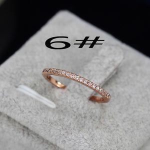 Adjustable Bracelet Bangle for Women Captivate Bar Slider Brilliant CZ Rose Gold Color Jewelry Pulseira Feminia CB089