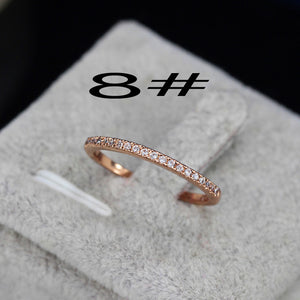 Adjustable Bracelet Bangle for Women Captivate Bar Slider Brilliant CZ Rose Gold Color Jewelry Pulseira Feminia CB089