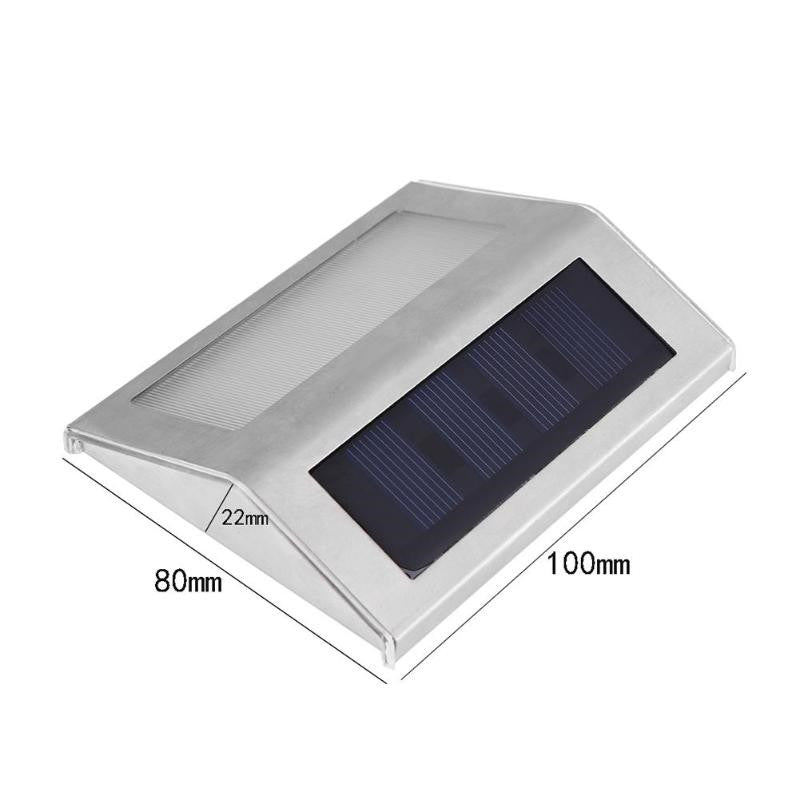 1-4pcs LED Solar Light Motion Sensor Outdoor Garden Light Decoration Fence Stair Pathway Yard Security Solar Lamp Dropshipping