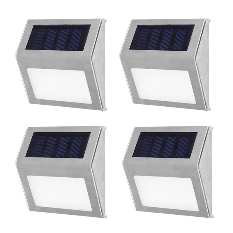1-4pcs LED Solar Light Motion Sensor Outdoor Garden Light Decoration Fence Stair Pathway Yard Security Solar Lamp Dropshipping