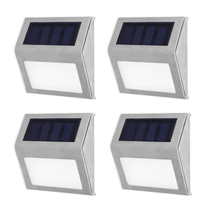1-4pcs LED Solar Light Motion Sensor Outdoor Garden Light Decoration Fence Stair Pathway Yard Security Solar Lamp Dropshipping