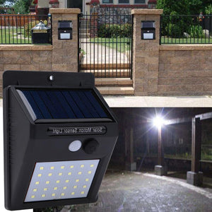 1-4pcs LED Solar Light Motion Sensor Outdoor Garden Light Decoration Fence Stair Pathway Yard Security Solar Lamp Dropshipping