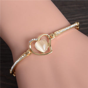 Rose Gold Chain Bracelet For Women Crystal Wedding Jewelry Ladies Charm Wrist Bracelet Pulseras Wholesale Price