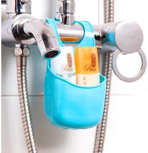 Hot sale Kitchen Bathroom Sink Sponge Storage Rack Basket Wash Cloth Soap Toiletries Holder Shelf Organizer Kitchen Tool Gadgets