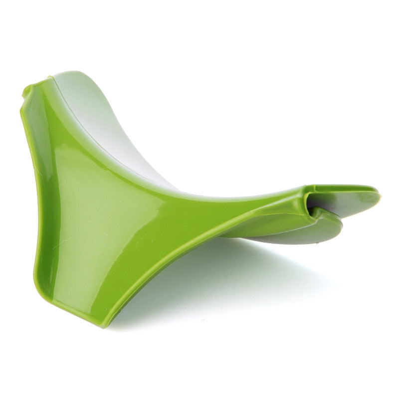Kitchen Accessories Pans To Prevent Spills Circular Rim Deflector Leak-proof Kitchen Silicone Funnel Kitchen Gadget Tools