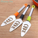 Creative Stainless Steel Steak Spatula Cake Bread Cheese Pizza Kitchen Tool Cute Kitchen Utensil Hollow Engraved Baking Cutting
