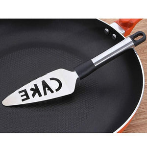 Creative Stainless Steel Steak Spatula Cake Bread Cheese Pizza Kitchen Tool Cute Kitchen Utensil Hollow Engraved Baking Cutting