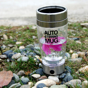Self Stir Mug Automatic Coffee Milk Mixing Mug Smart Mixer Cup transparent juice Cup Electric Protein Shaker Bottle Blender Cups